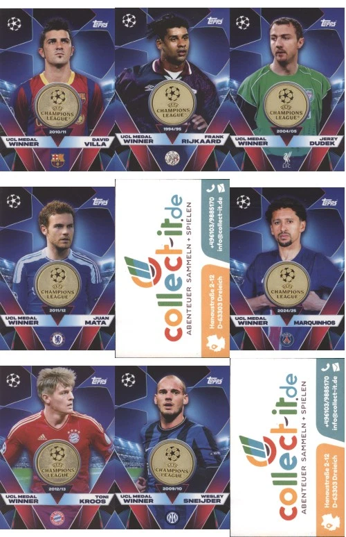 Match Attax Champions League 25/26 Trading Cards UCL Medal Winner Relic - Bild 1 von 1