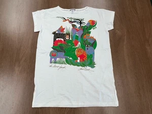 VINTAGE LAUREL BURCH WOMEN'S SHIRT ONE SIZE THE SECRET JUNGLE ART 90S NOS USA - Picture 1 of 9