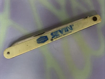 Vintage Colonial Union Carbide SEVIN Insecticide Melon Knife 5-7/8" Rare - Image 1 of 4