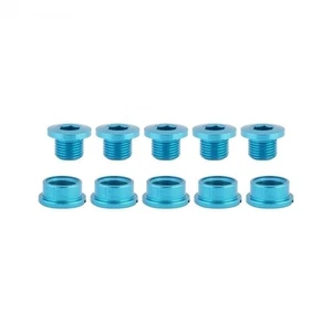 Origin8 Single-Ring Chainring Bolts, Alloy, Blue - Picture 1 of 1