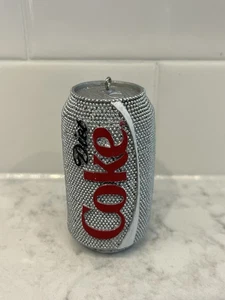 Coca Cola Co. Glittered Diet Coke Christmas Ornament 3.5” - Picture 1 of 5