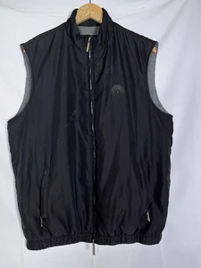 Stefano Ricci Men’s Size 54 Black Vest Lined Outdoor Golf Preppy - Picture 1 of 11