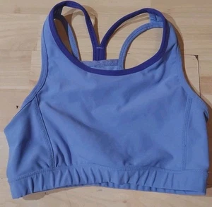Layer 8 Girls Size Medium Purple Fashion Sports Bra Racerback - Picture 1 of 2