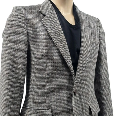 Blazer Harris Tweed Gris Eagle Clothes De Colección, Para Hombre 40R Foto 1 de 4