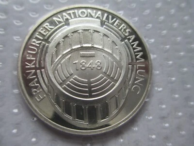 Moneda de plata de 5 marcos Alemania 1973-G a prueba Foto 1 de 2