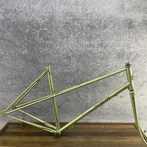 Vintage Motobecane Mixte Frame Set 50 cm Step Through Steel 80s France Green - Picture 1 of 18