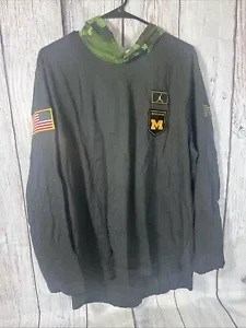 NEU Nike Michigan Wolverines Jordan Camo Military Hoodie Tee DQ2139-060 | Gr. XL - Bild 1 von 2