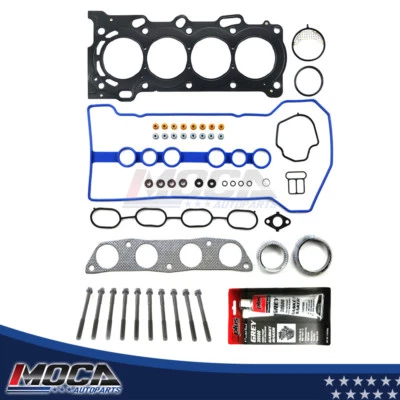 MOCA Head Gasket Bolts Set For 00-08 Chevrolet Pontiac Toyota Prizm Corolla 1.8 - Image 1 of 4