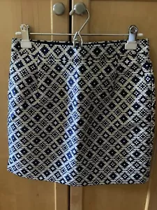 NWOT! JCrew Women’s Print Metallic Gold Pencil Skirt Size 2 - Picture 1 of 10