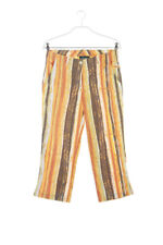 CHERVÒ Capri Pants Stripes D 36 autumn shades mango