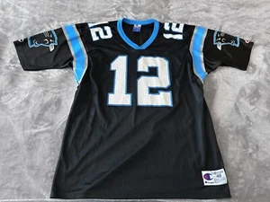 Champion Vintage Carolina Panthers Kerry Collins #12 NFL Football Jersey size 48 - Picture 1 of 9