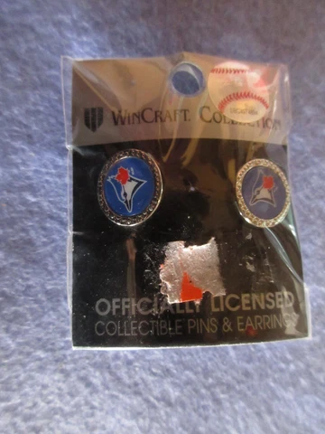MLB Toronto Blue Jays Earrings Pierced Stud New Cover