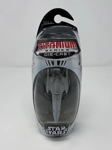 Star Wars Titanium Series Die Cast Naboo Royal Starship Queen Amidala Senator - Imagen 1 de 2