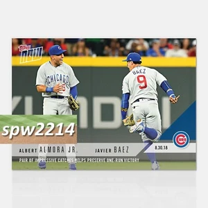 2018 Topps Now #665 Albert Almora Jr & Javy Baez Impressive Catches - Picture 1 of 1