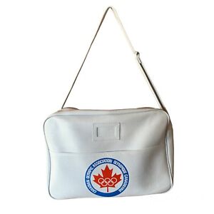 Vintage 80s Canadian Olympic Association Carry On Bag Stein Trading Team Canada