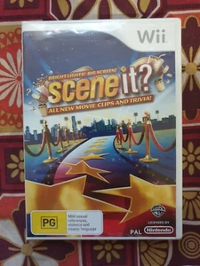 Scene It? Bright Lights! Big Screen! (Nintendo Wii, 2009) PAL Complete - Picture 1 of 3