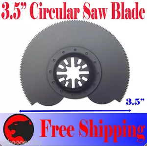 3,5" Kreisschnitt oszillierend Multi Tool Sägeblatt für Dremel Craftsman Ryobi - Bild 1 von 1