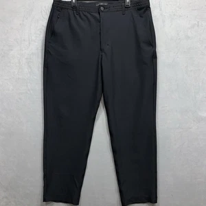 Pantalone Marc New York uomo 36x27 nero pendolare elasticizzato dritto piatto davanti - Foto 1 di 16