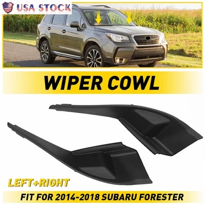 Ajuste para Subaru Forester 2014-2018 limpiaparabrisas ventilación capó pantalla cubierta panel Foto 1 de 4