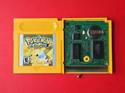 Pokemon Versión Amarilla: Edición Especial Pikachu. Nintendo Game Boy Authentic Saves Foto 1 de 4
