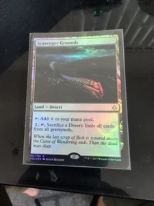 Magic The Gathering Hour of Devastation Scavenger Grounds #182/199 MTG Foil - Foto 1 di 1