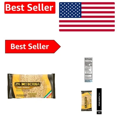 Massa Star Easy to Prepare - Trigo duro enriquecido, 7 oz para jantares rápidos em família - Imagem 1 de 4