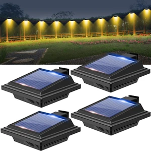 Gutter Lights, 40 LED Solar Patio Decor Lights - Deck, Fence, Wall, Backyard, Po - Picture 1 of 12