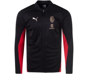 Chaqueta de entrenamiento Puma AC Milan 2024-25 cremallera completa - negra/roja - Imagen 1 de 8