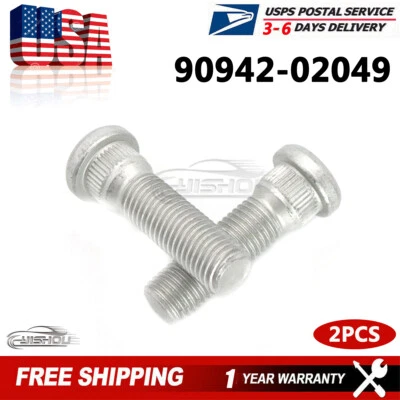 90942-02049 Tornillo de cubo de perno de rueda PARA TOYOTA CAMRY COROLLA LEXUS ES250 SCION Foto 1 de 4
