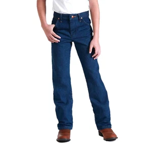 Wrangler Boys Original Fit Cowboy Cut Prewashed Indigo Jeans 13MWZJP - Picture 1 of 2