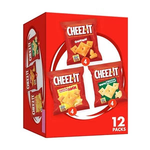 Cheez-It Variety Pack Cheese Crackers, 12.1 oz, 12 Count - Picture 1 of 14