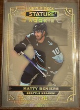 2022-23 Upper Deck Stature Rookie Matty Beniers /399 RC