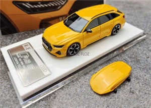 1:64 for Refine Emotion for Audi for RS6 for Avant for C8 2020 wagon LTD yellow - Picture 1 of 5