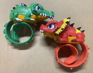 Little Live Pets Wraptiles Crocodile & Lizard Slap Bracelets-Tested & Work!