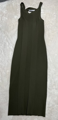 Alexander Wang Body Con Abito verde