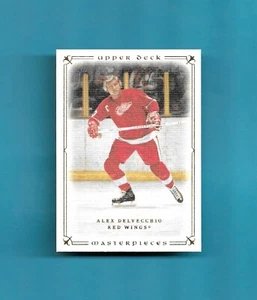 2008-09 UD Masterpieces GILLIES # 67 ALEX DELVECCHIO DETROT EXCEPTIONAL! - Picture 1 of 2