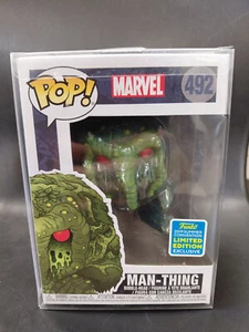2019 SUMMER CONVENTION EXCLUSIVE MAN-THING FUNKO POP #492 (New Kept On Shelf!) - Picture 1 of 6