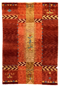 271 x 187 cm | Vintage Handmade Indian Carpet, Modern Oriental Wool Rug