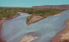 Chrome Postcard B154 Chama River Meets The Rio Grande Northern New Mexico