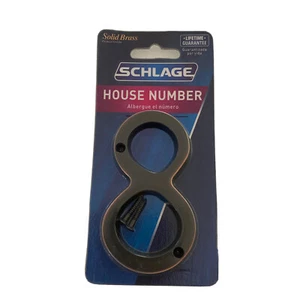 IVES SCHLAGE BUILDERS HARDWARE SC2-3086-716 NUMBER Eight (8) AGED BRONZE BRASS - Picture 1 of 1