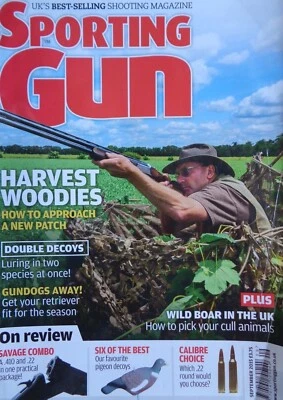 Sporting Gun Magazine September 2015 Harvest woodies, savage combo - Image 1 of 4