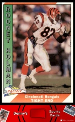 1991 Pacific #68 Rodney Holman Cincinnati Bengals Football Card - Image 1 of 2