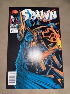 SPAWN #7 (1993) ¡primer arte de Randy Queen! VARIANTE DE QUIOSCO - 9,4 CASI NUEVO (IMAGEN) - Imagen 1 de 5