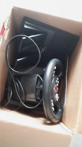 volante e pedaliera con pedali per playstation racing wheel ps1 usato ps 1 x one - Foto 1 di 18