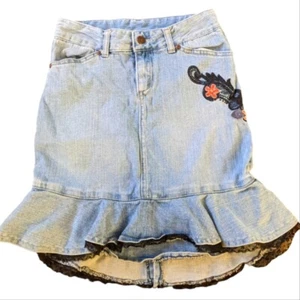 Mary Kate and Ashley Retro denim skirt size 12 - Picture 1 of 6