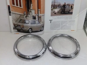 SIMCA 1000 DEL 61 - CORNICE FARI DX E SX CROMATI - Imagen 1 de 3