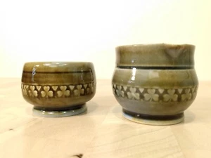 Wade irisches Porzellan Milchkännchen & Zucker Set grün Kleeblatt Vintage klein Irland - Bild 1 von 6