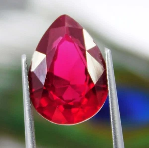 Pietra Preziosa Sciolta Rubino Rosso Sangue Piccione Birmania Naturale Certificata 11,50 Ct Non Riscaldata - Foto 1 di 7