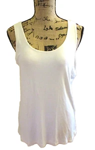 NWT!! Metro 7 Women's Sleeveless Ribbed Tank Top, Eggshell, Size 16W - Picture 1 of 11