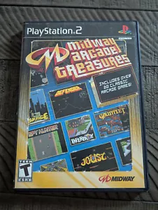 Midway Arcade Treasures (Sony PlayStation 2, 2003) PS2 w/ Manual - Picture 1 of 4